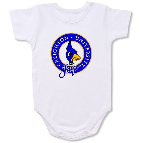 Creighton Blue Jays Baby Bodysuit Creeper #02